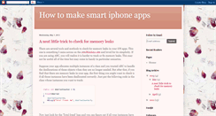 Desktop Screenshot of make-smart-iphone-apps.blogspot.com
