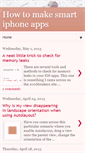 Mobile Screenshot of make-smart-iphone-apps.blogspot.com
