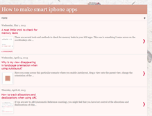 Tablet Screenshot of make-smart-iphone-apps.blogspot.com