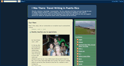 Desktop Screenshot of iwastheretravelwritinginpuertorico.blogspot.com