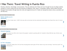 Tablet Screenshot of iwastheretravelwritinginpuertorico.blogspot.com