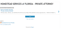 Tablet Screenshot of homesteadservicesoffl.blogspot.com