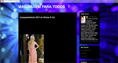 Desktop Screenshot of maquiagemparatodos.blogspot.com