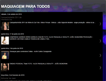 Tablet Screenshot of maquiagemparatodos.blogspot.com