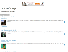 Tablet Screenshot of musicvideolyrics.blogspot.com
