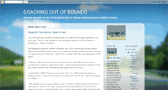 Desktop Screenshot of coachingoutofbounds.blogspot.com