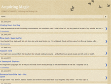Tablet Screenshot of acquiring-magic.blogspot.com