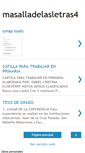 Mobile Screenshot of masalladelasletras4.blogspot.com