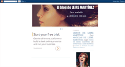 Desktop Screenshot of leiremartinezlaorejadevangogh.blogspot.com