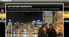 Desktop Screenshot of izahafizahcome.blogspot.com