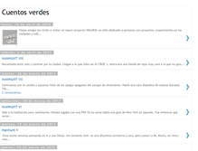 Tablet Screenshot of cuentosverdes.blogspot.com