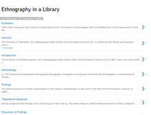 Tablet Screenshot of ethnographyinalibrary.blogspot.com