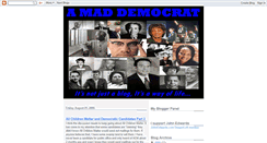 Desktop Screenshot of amaddemocrat.blogspot.com