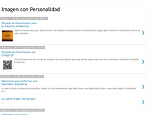 Tablet Screenshot of imagenconpersonalidad.blogspot.com