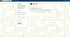 Desktop Screenshot of clubdeportivoberabev.blogspot.com