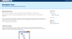 Desktop Screenshot of bluesplat-tech.blogspot.com