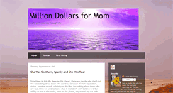 Desktop Screenshot of milliondollarsformom.blogspot.com