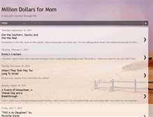 Tablet Screenshot of milliondollarsformom.blogspot.com