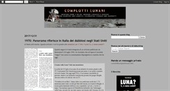 Desktop Screenshot of complottilunari.blogspot.com