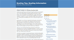 Desktop Screenshot of bowling-info-tips.blogspot.com