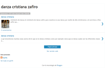 Tablet Screenshot of danzacristianazafiro.blogspot.com