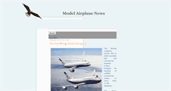 Desktop Screenshot of modelairplanenews.blogspot.com