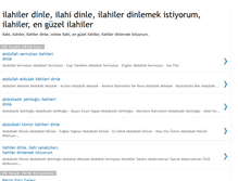 Tablet Screenshot of ilahilerdinlenet.blogspot.com