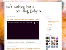 Tablet Screenshot of aintnothingbutabeesting.blogspot.com