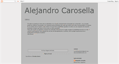 Desktop Screenshot of galeriacarosella.blogspot.com