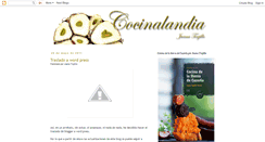 Desktop Screenshot of cocinalandia.blogspot.com