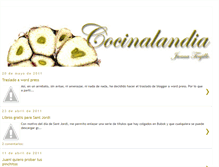 Tablet Screenshot of cocinalandia.blogspot.com