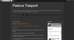 Desktop Screenshot of padovatrasporti.blogspot.com