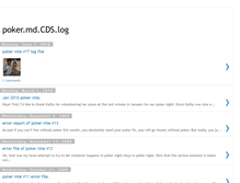 Tablet Screenshot of pokermdcdslog.blogspot.com