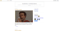 Desktop Screenshot of danielcanelhas.blogspot.com