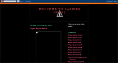 Desktop Screenshot of barbies-house.blogspot.com