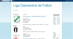 Desktop Screenshot of ligadiamantinadefutbol.blogspot.com