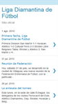 Mobile Screenshot of ligadiamantinadefutbol.blogspot.com
