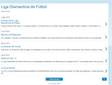 Tablet Screenshot of ligadiamantinadefutbol.blogspot.com