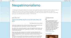 Desktop Screenshot of neopatrimonialismo.blogspot.com