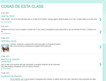 Tablet Screenshot of cosasdeestaclase.blogspot.com