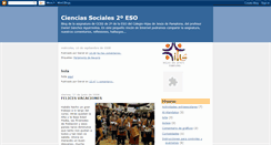 Desktop Screenshot of cienciassociales2eso.blogspot.com