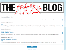 Tablet Screenshot of eccentricblah.blogspot.com