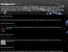 Tablet Screenshot of nerdgasmo.blogspot.com