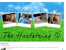 Tablet Screenshot of hartsteinfamily.blogspot.com