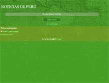 Tablet Screenshot of noticiadeperu.blogspot.com