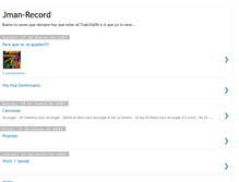 Tablet Screenshot of jman-record.blogspot.com