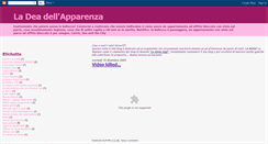 Desktop Screenshot of elena-ladeadellapparenza.blogspot.com