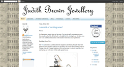 Desktop Screenshot of judithbrownjewellery.blogspot.com