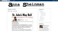 Desktop Screenshot of annasheinman.blogspot.com