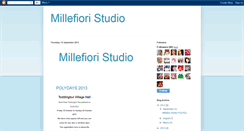 Desktop Screenshot of millefioristudio.blogspot.com